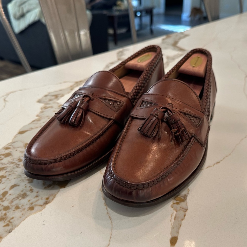 Allen Edmund Maxfield Slip on Tassle Loafer Mens Size 13 D